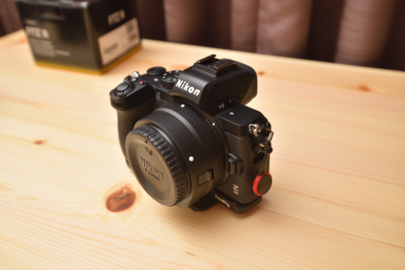 Nikon マウントアダプター FTZ II レビューZに装着して動作確認